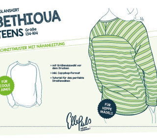 Ebook - „Bethioua Teens“ Raglanshirt mit Rückenpasse Gr. 134-164